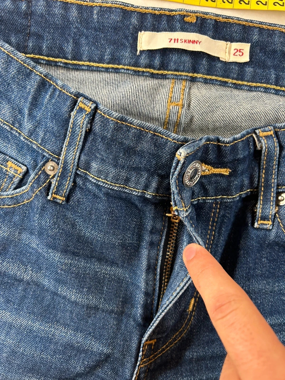 Levi's 711 skinny jeans w25 l32 – photo 9